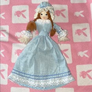 Vintage Poupee knitted doll made in Canada